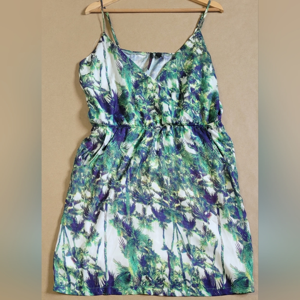Tropical print dress